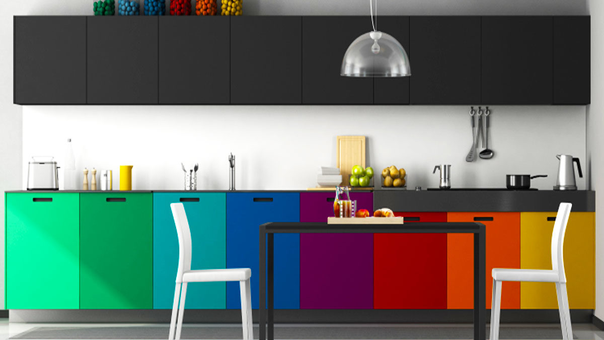 اصول انتخاب رنگ کابینت آشپزخانه